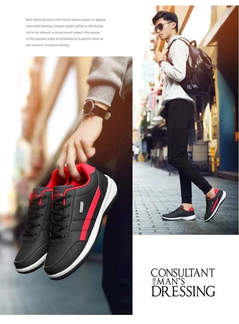 Men Shoes Sneakers Trend Casual Breathable Leisure Male